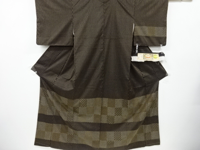 千切屋治兵衛✨（千治✨）一生物✨最高級✨訪問着✨手描き✨玉手箱柄✨しつけ付き✨ 千切屋治兵衛 鬼しぼ縮緬手描き京友禅 未仕立て未使用振袖 80%